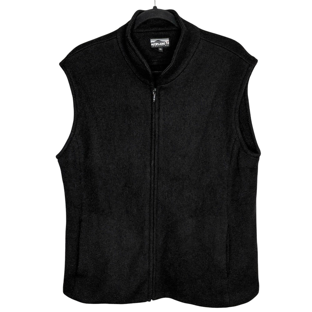 Altiplano Insulation 100% Llama Fiber Knit Vest XL Gorp Full Zip Thermal Outdoor